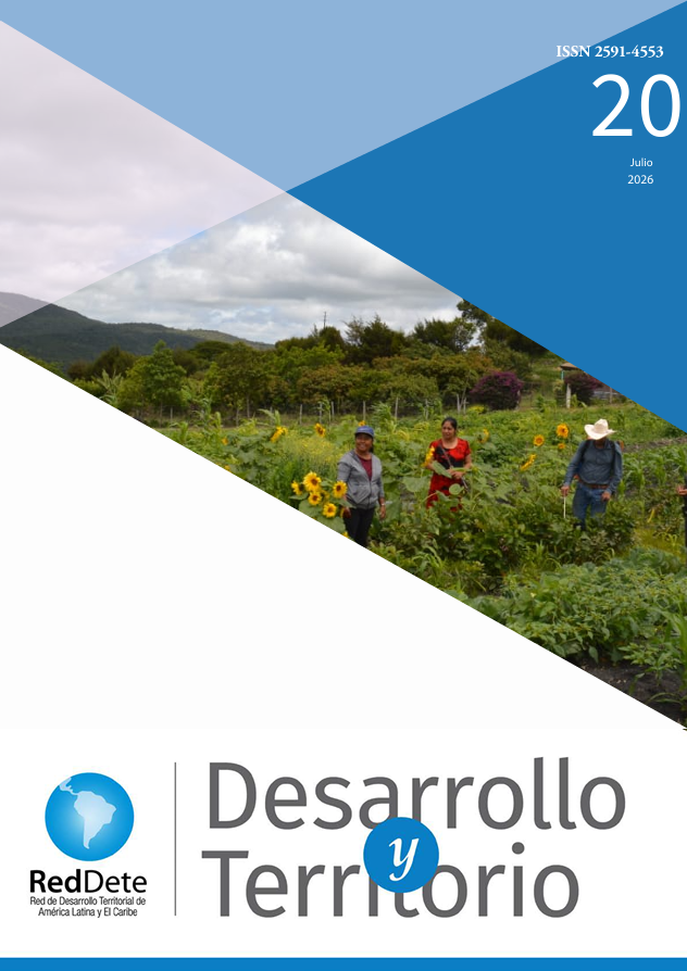 					Ver Núm. 20 (2026): Desarrollo y Territorio N°20, junio 2026
				